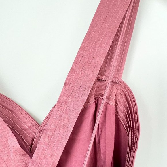 Anthropologie NWT Cross-Back Midi Dress Size 4P - Picture 9 of 14